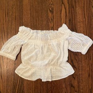 Never worn with tags express crop top